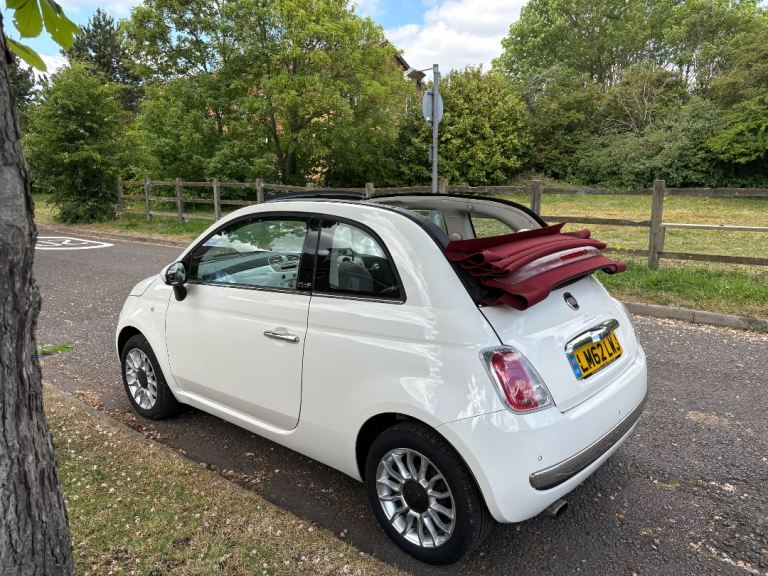 Fiat, 500, Convertible, 2012, Manual, 1242 (cc), 3 doors