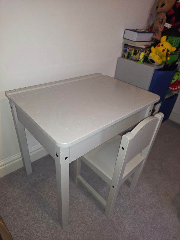 Childs ikea desk and chair