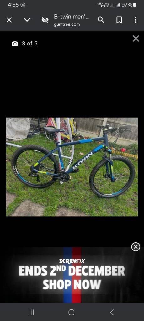 Btwin mountain bike
