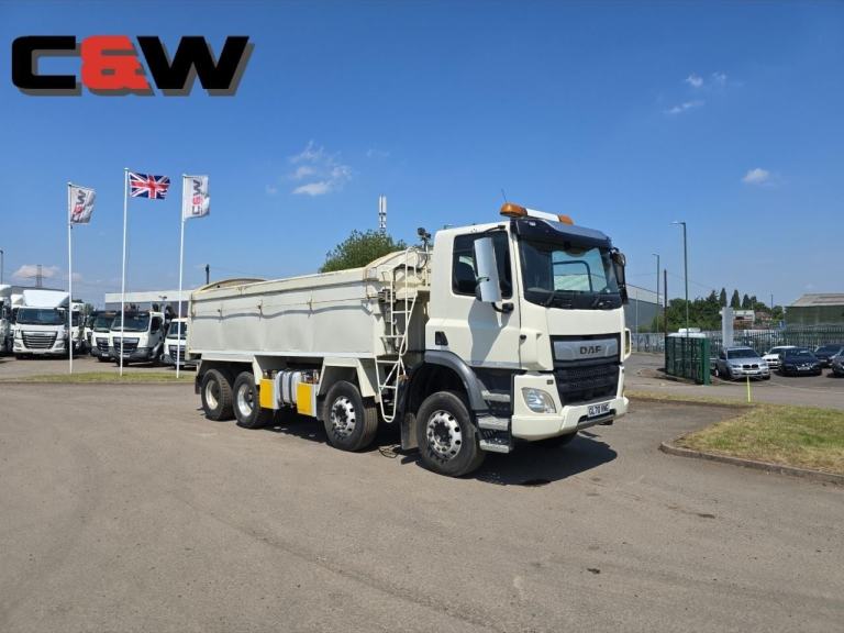 2021 (70) DAF FAD CF 450 8x4 Insulated Tipper 432,000Kms