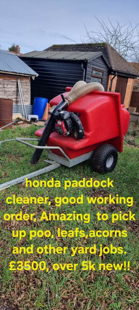 Paddock cleaner