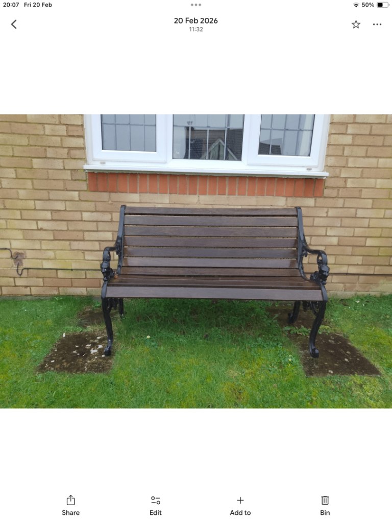 Garden bench