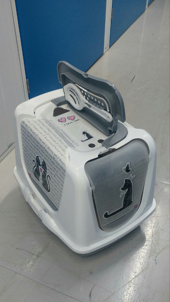 Cat carry vet box - animals, carry case, travel present gift christmas xmas, pets