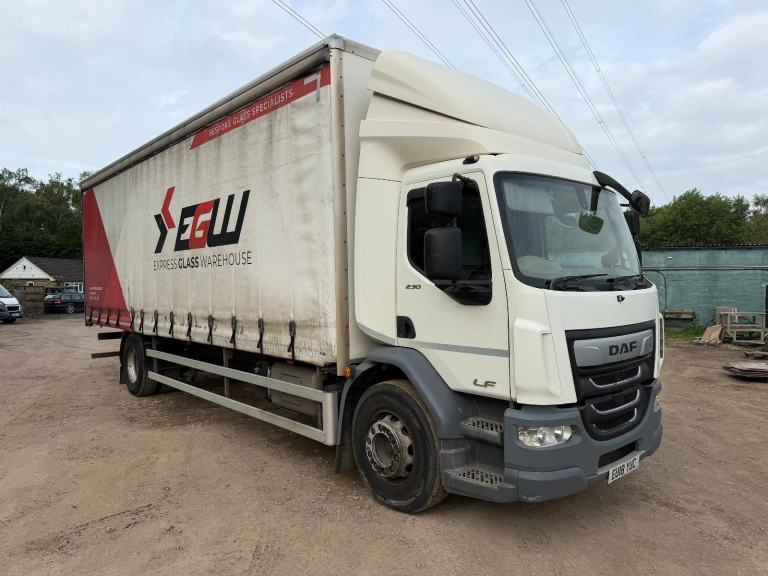 DAF TRUCKS LF230 2018 18 ton curtain side truck EURO 6 MANAUL 