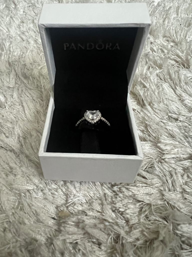 Pandora heart shaped ring