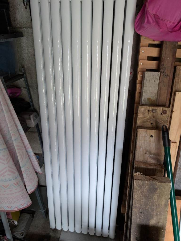2no white Milano Aruba designer radiators