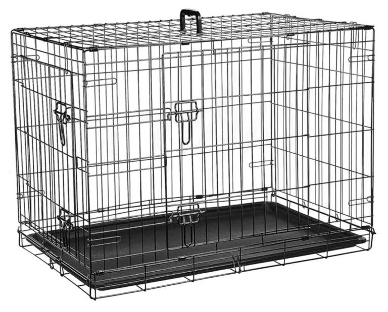 Medium Size Dog Cage crate Foldable with tray 78 x 58 x 54cms Collect from Farlington Portsmouth