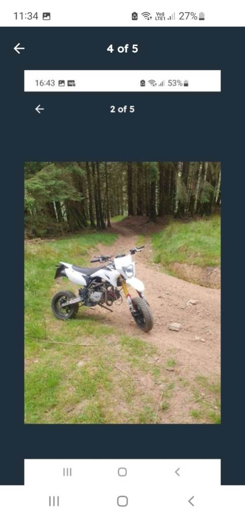 Road legal pit bike 