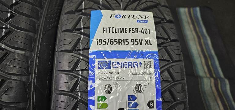 195 65 15   2 x NEW!! tyres Fortune Fit Clime FSR-401 All Seasons