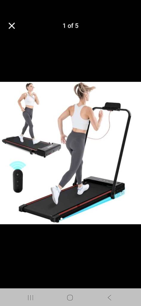 Treadmill and weight set bundle