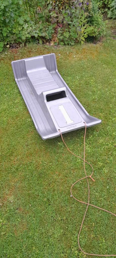 Free childrens sledge 1980s solid silver toboggan 