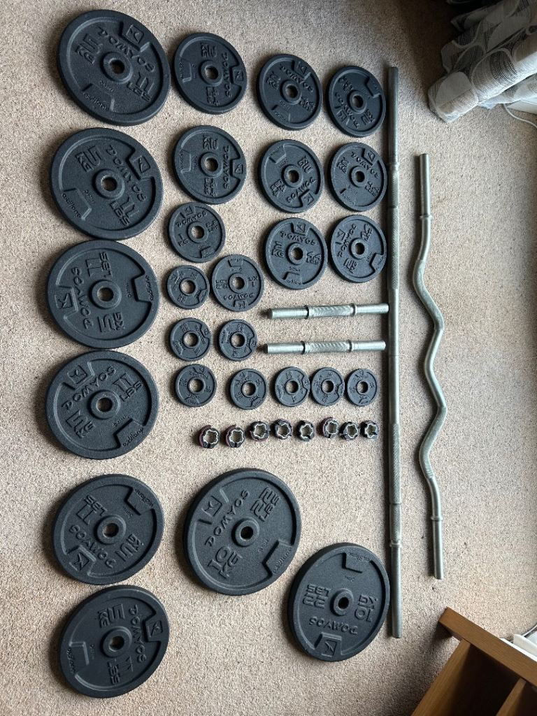 Job lot of decathlon weights, please see all photos  