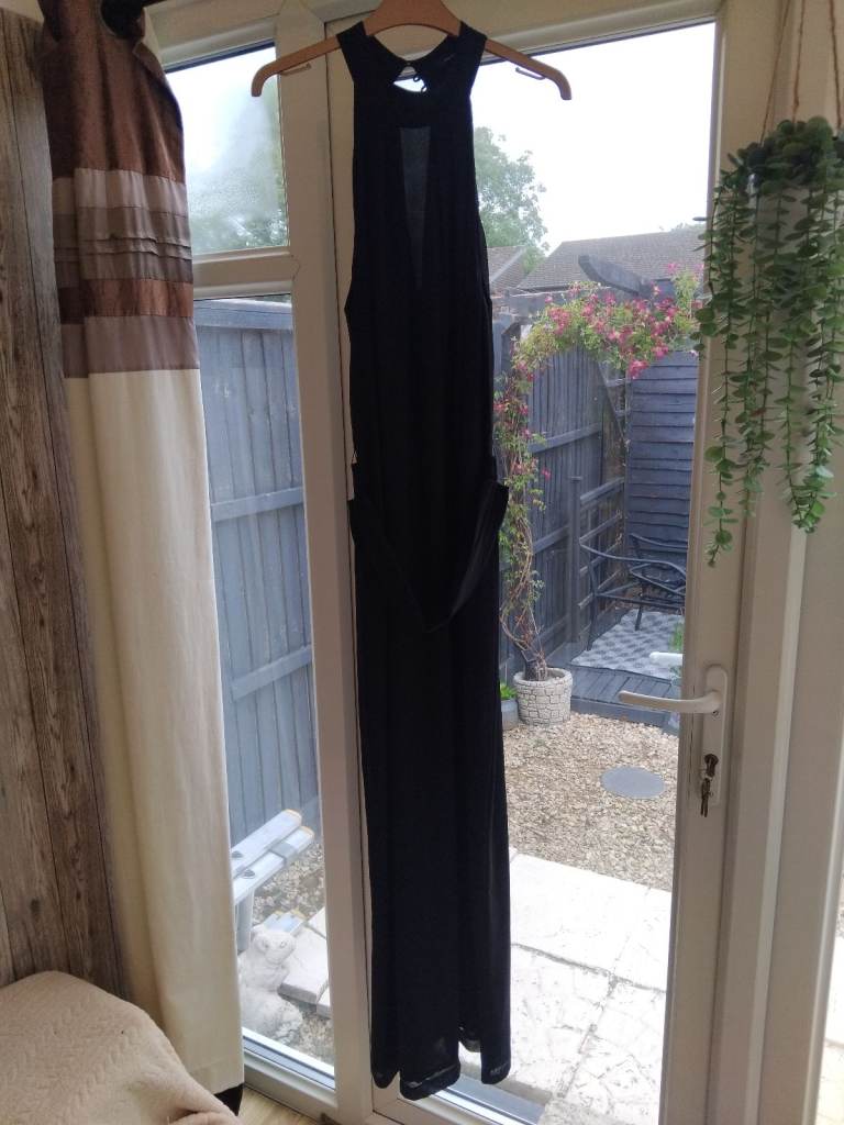 NEW..£10...size 12/14..black french connection long dress