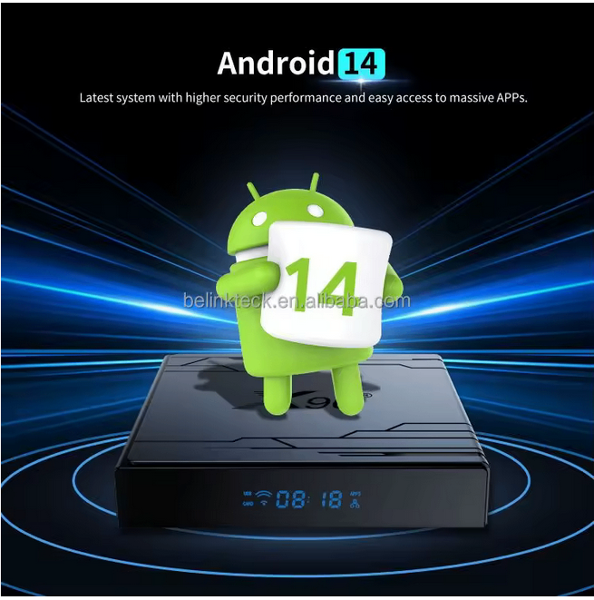 Strong Smart TV Box Amlogic S905Y5 8K Android 14 Settopbox X96 NEX Satellite Receiver