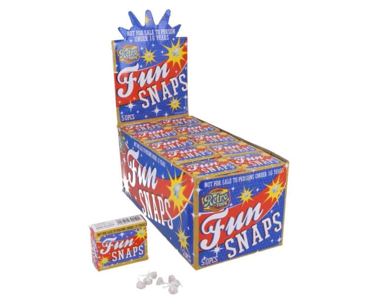 Retro Toys Fun Snaps Bangers - Pack of 50