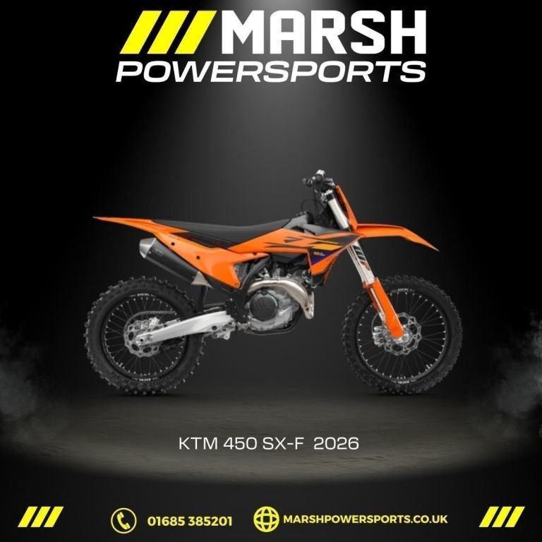 450 SX-F 2026 Model - KTM Main Dealer - Reserve NOW!