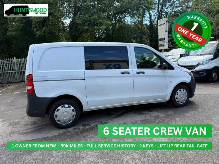 2020 Mercedes-Benz Vito 114 CREW PURE L1 Combi Van Diesel Manual