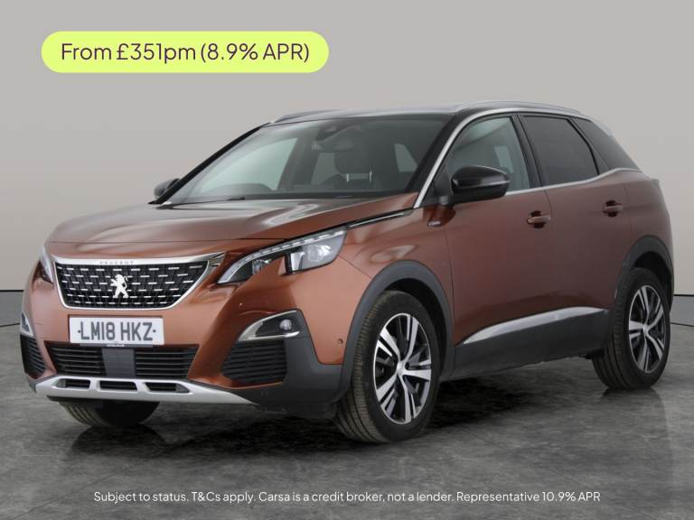 2018 Peugeot 3008 1.6 THP GT Line SUV 5dr Petrol EAT Euro 6 (s/s) (165 ps) - M SPORT BRAKES - Suv...