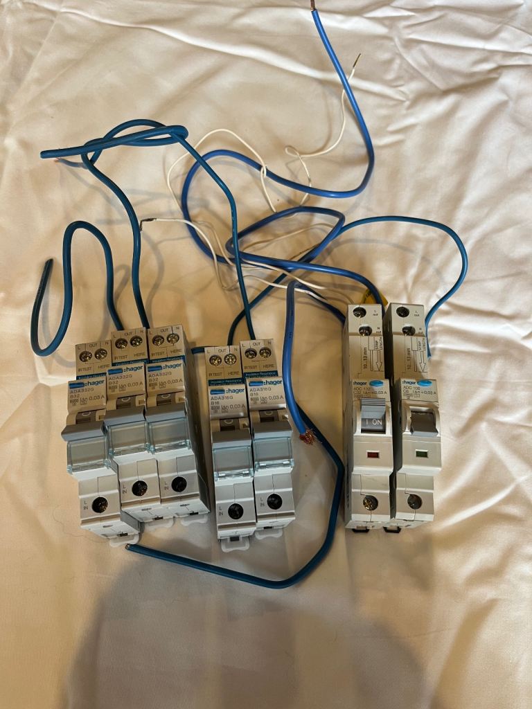 Hager RCBOs various X 7