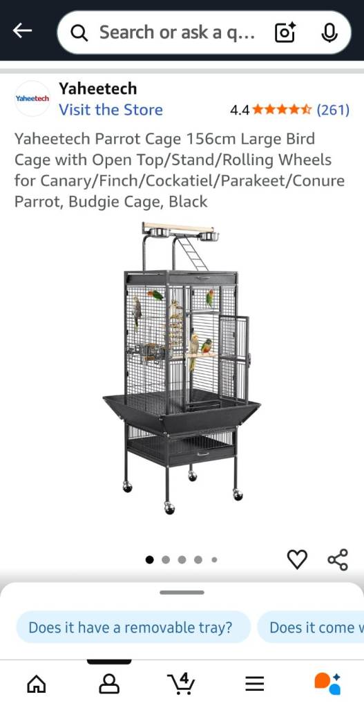 Brand new in box bird cage 