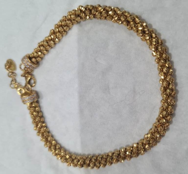 21ct yellow gold bracelet 17.87g ask for price please 