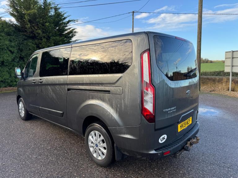 2019 Ford Transit Custom 2.0 EcoBlue 130ps Low Roof Kombi Trend Van MINIBUS LIKE TOURNEO AIR CON ...