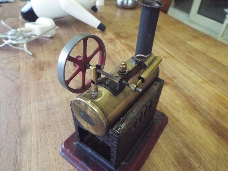 Steam engine , small Doll Germany . Overtype . Model from series  308 