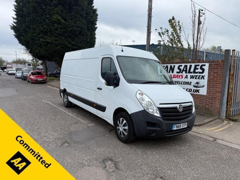 2019 68 VAUXHALL MOVANO 2.3 CDTI 3500 PANEL VAN 5DR DIESEL MANUAL FWD L3 H2 EURO