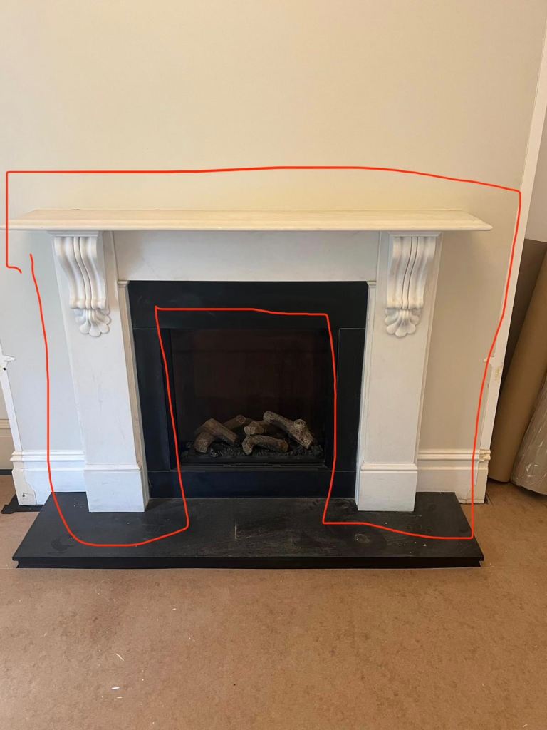  Fireplace Surround marble 