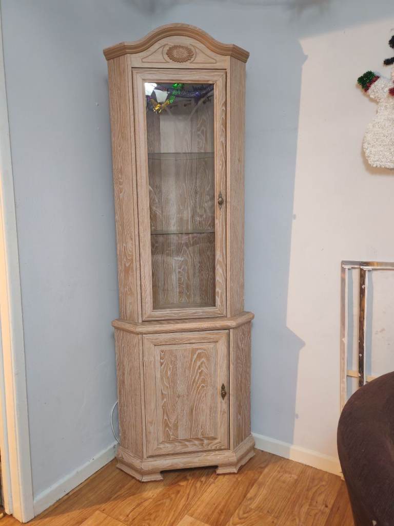 image for Wooden glass cabinet 
