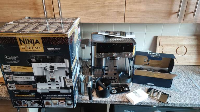 £550 new Ninja Luxe Café Pro Coffee Machine 3-in-1 Espresso Filter Cold Brew