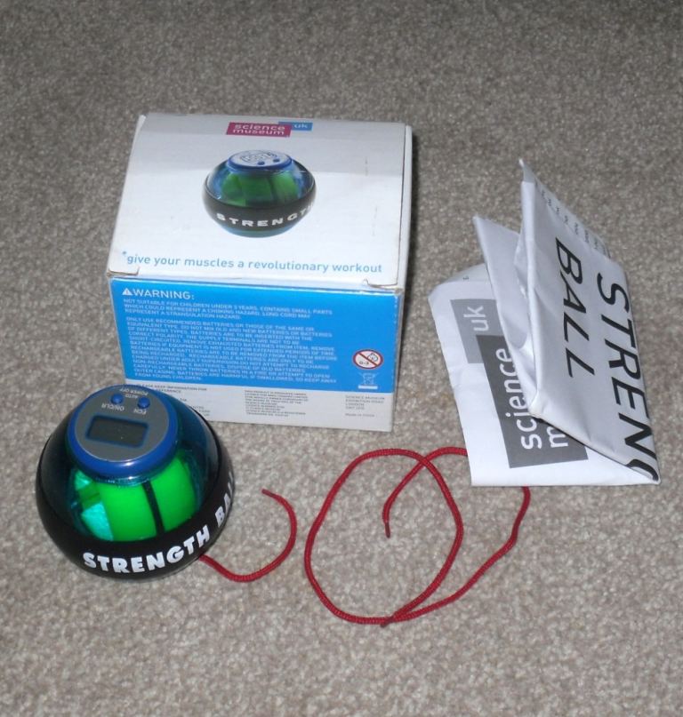 Science Museum Strength Ball Hand Wrist Arm Exercise Ball - Display not working