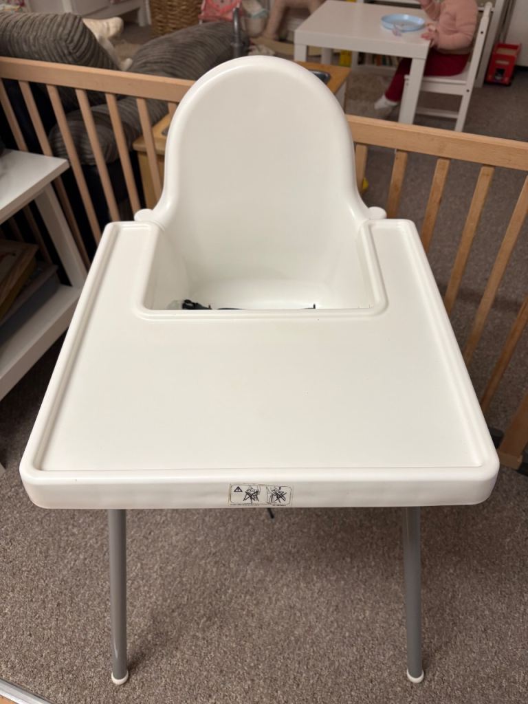IKEA white highchair 