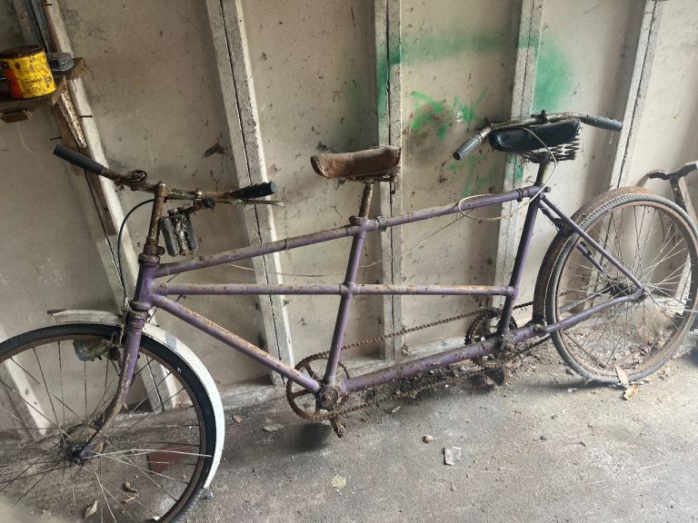 Antique tandem bike. Free. 