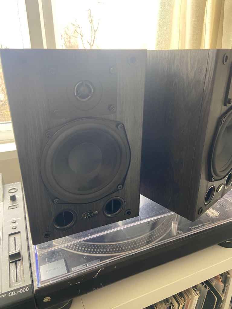 Gale Gold Monitor MK2 Speakers – Black – Great Condition
