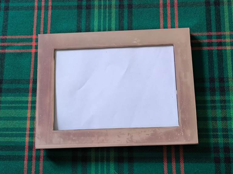 Vintage Plain Silver Picture Frame