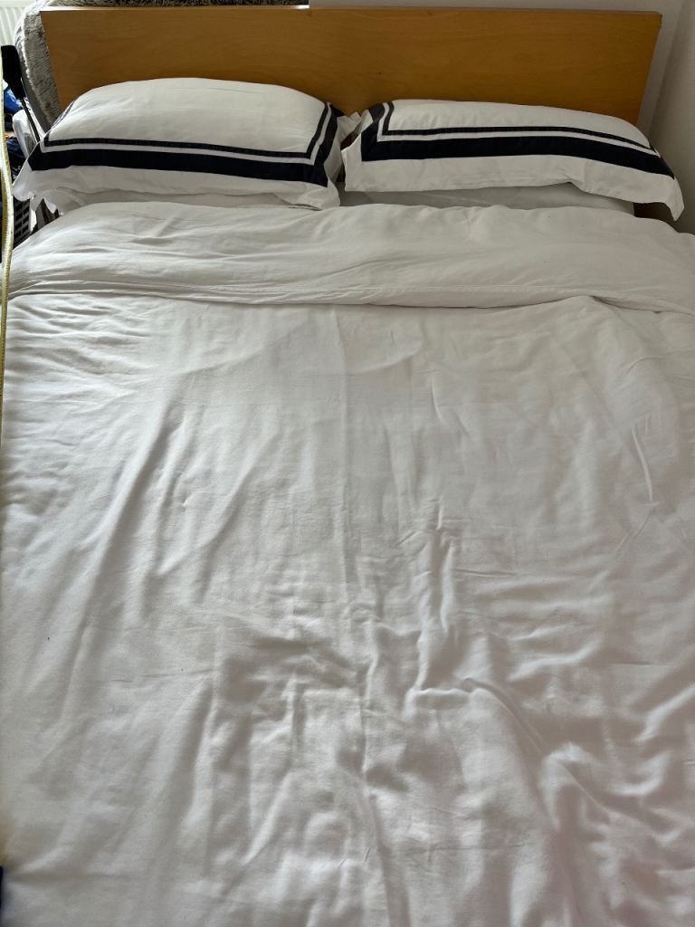 Large IKEA bed frame and mattress