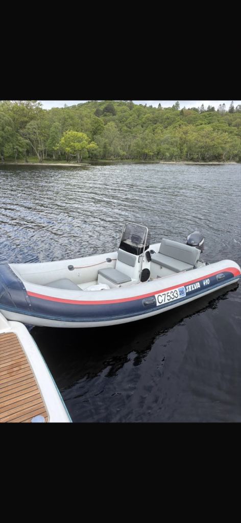Selva rib with 50hp outboard 4.1m