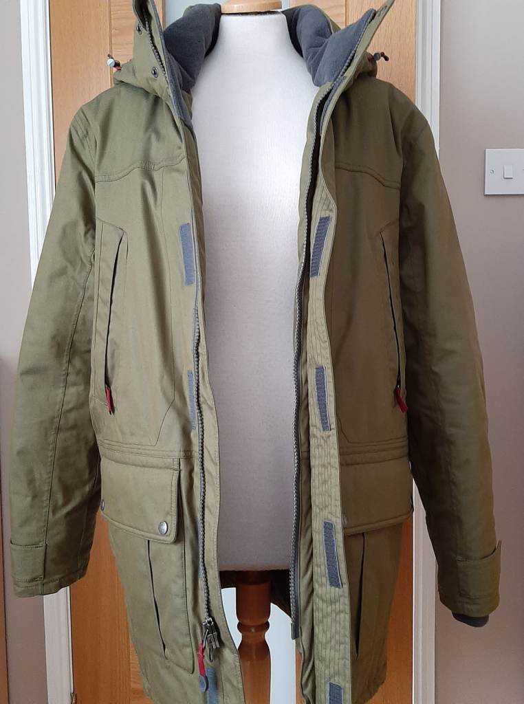 Brand New Lands End Insulated Parka, Medium, Olive Green