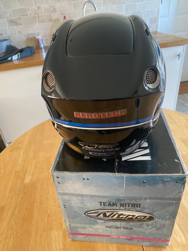 Motorcycle helmet.