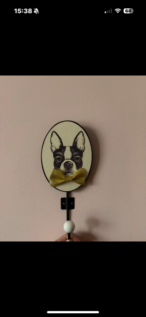 French bulldog wall hook 