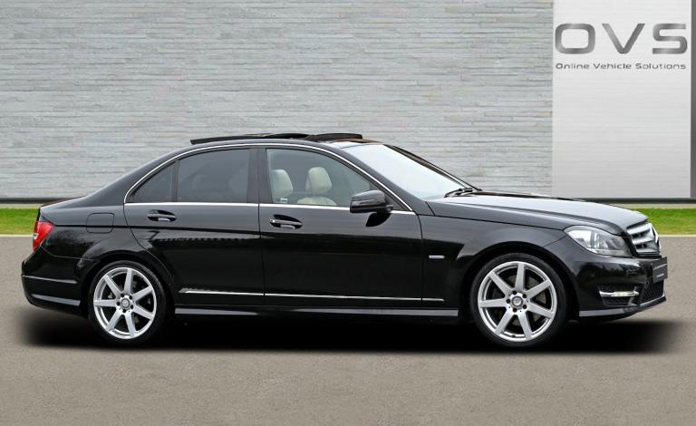 MERCEDES-BENZ C350 AMG SPORT 3.0 V6 CDI DIESEL AUTO 5DR SALOON 2011 [61] BLACK