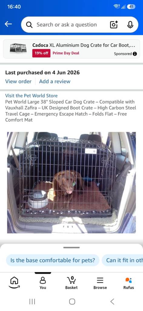 Dog crate only used twice