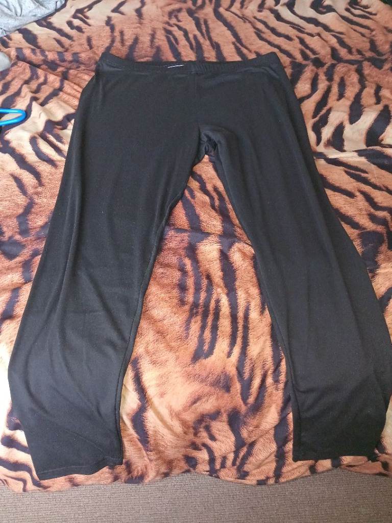 Black Textured High Waisted Leggings – As Good As New