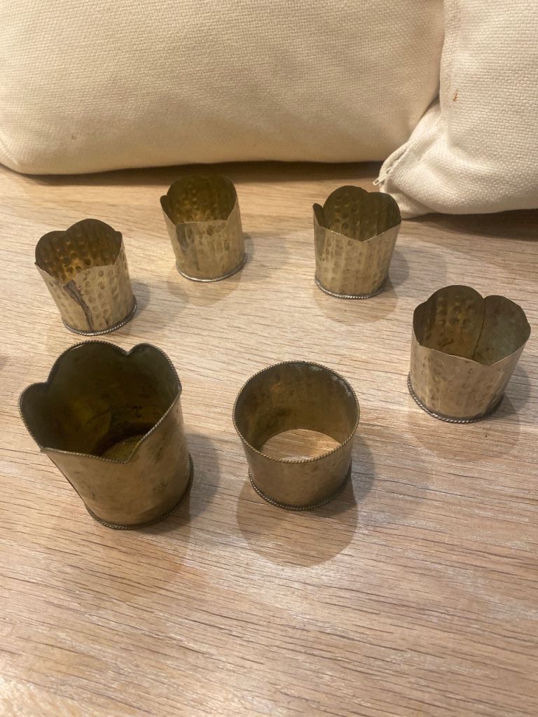 Little glass holders from Morocco 