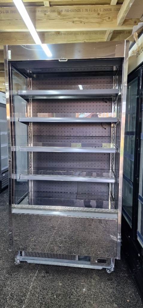 KASTOR COMMERCIAL MULTIDECK DRINKS AND FOODS DISPLAY CHILLER STAINLESS STEEL FULLY WORKING 