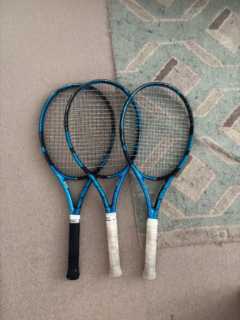 Babolat Tennis Racquets x3 – Used Condition