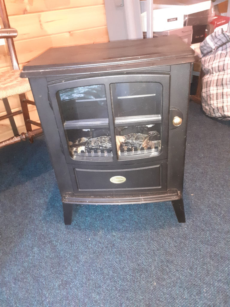 Dimplex black cast iron effect electric stove/fire - model BDF 20 series A