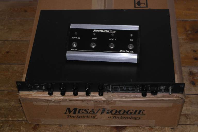 Mesa Boogie Formula valve preamp 3 channel, graphic equaliser, footswitch