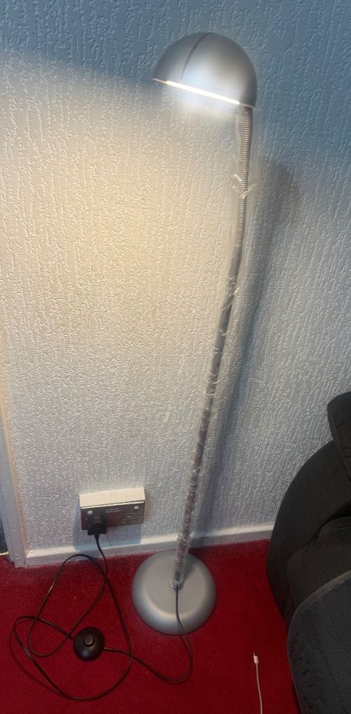 Light Floor Lamp - Silver 